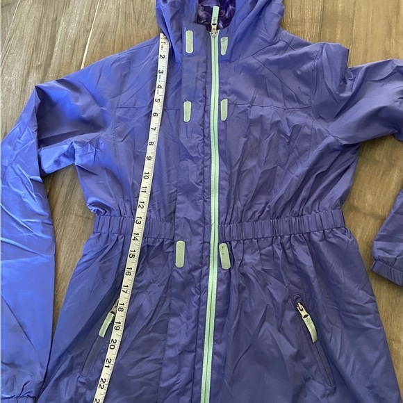 Champion venture dry plum hooded rain ☔️ jacket size XL 14-16 | - Picture 8 of 14